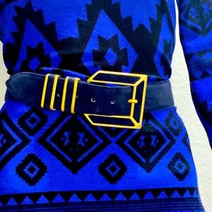 Authentic Escada Belt.  Made in Italy.  Navy suede.  Sales are final.